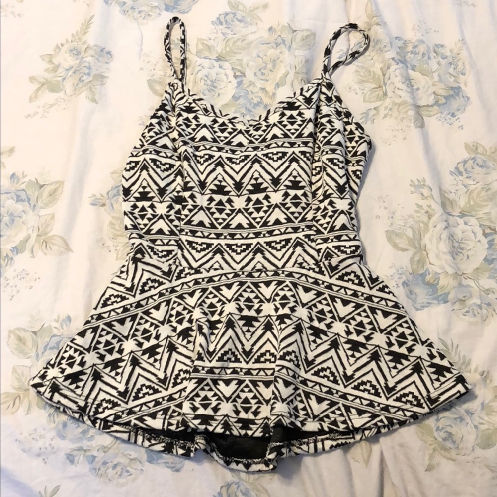 Black and White Wet Seal Tank Top